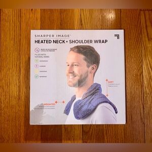 NWT: Sharper Image Heated Neck & Shoulder Wrap